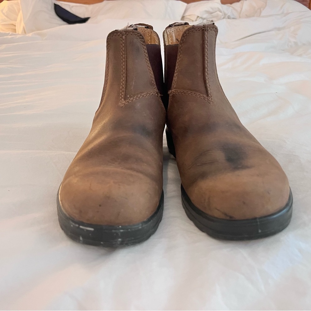 Blundstone Rustic Brown 585 Chelsea Boots Elastic Ankle Booties Boho AU5 | 8US